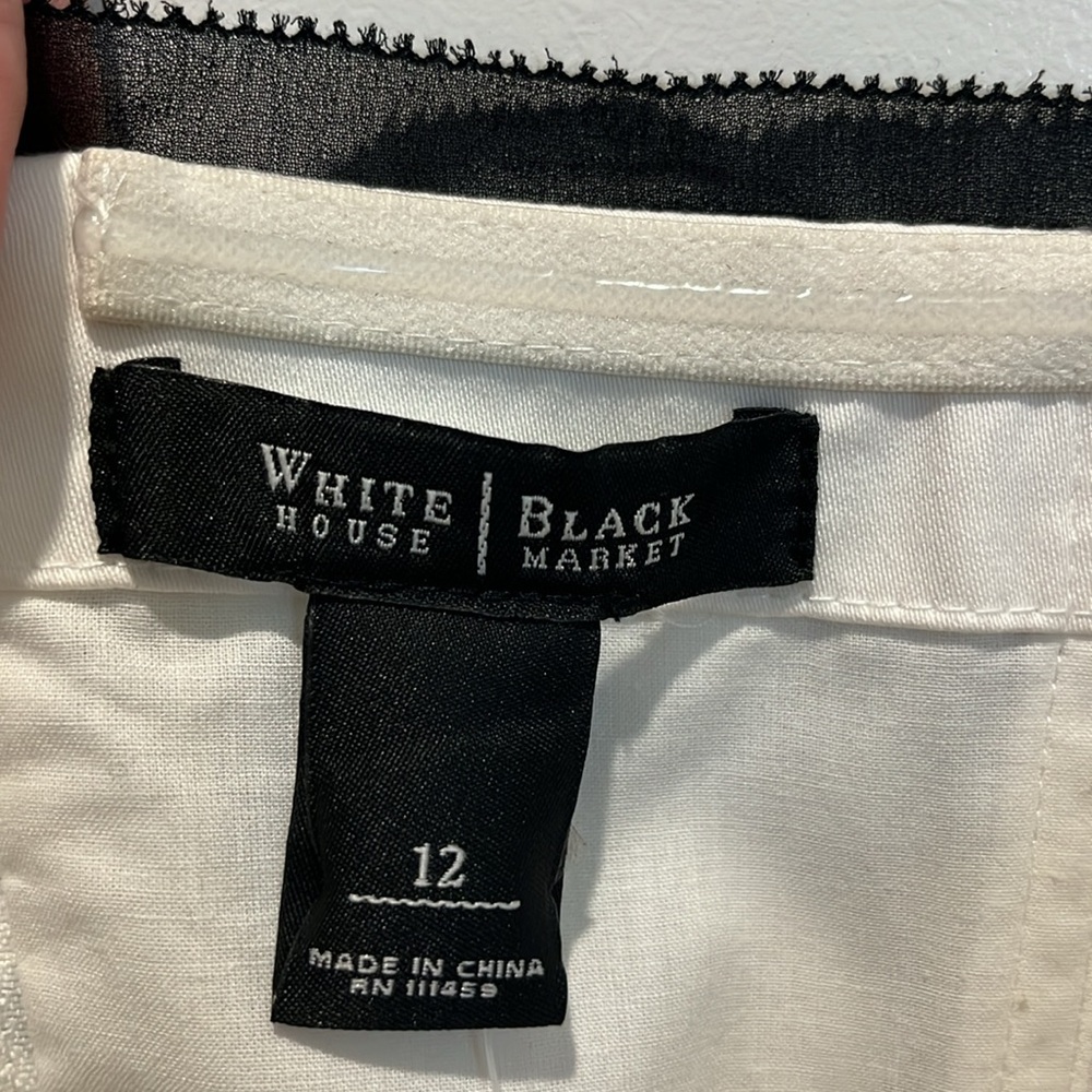 NWT White House Black Market Sweetheart scroll print bustier corset Date Night - Picture 6 of 8